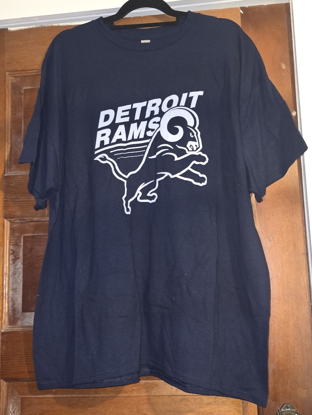Gildan Detroit Rams Navy Graphic Tee